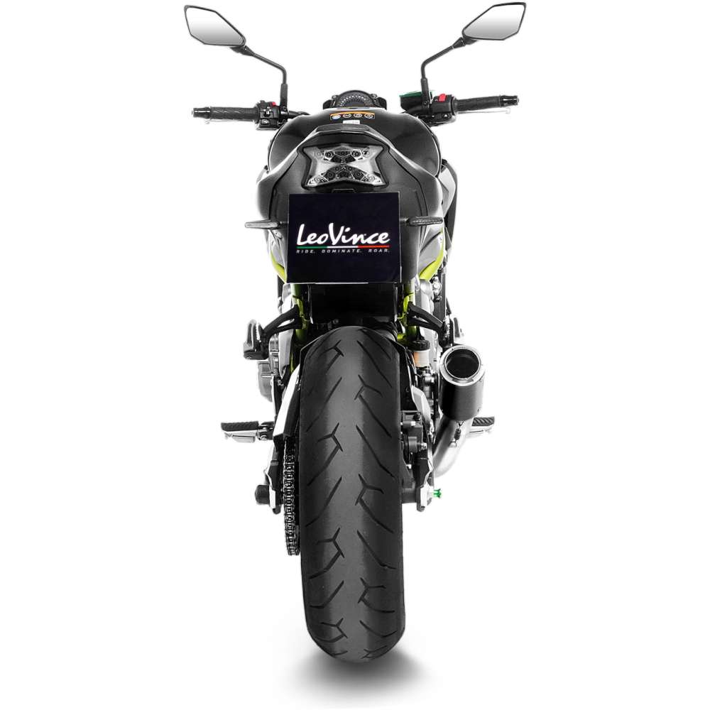 15402C_Exosto Slip-on Leovince LV Corsa Carbon Kawasaki Z900A2 17-21