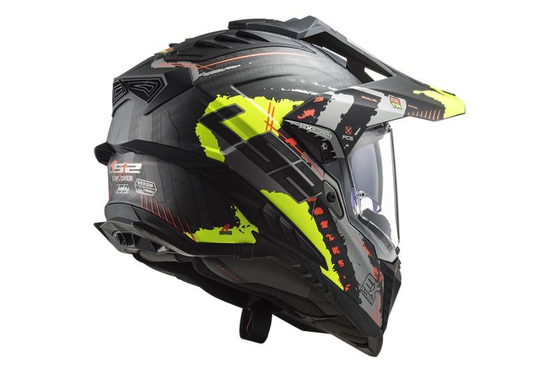 Casco Doble Proposito LS2 MX701 Explore Carbon Extend