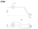 CT461B Soporte Deposito Rizoma Ducati Panigale V4 1100 22