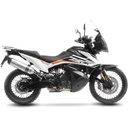 14414E Exosto Slip-on Leovince LV One Evo Inox KTM 790 / 890 Adventure 22 / Ø50 -2