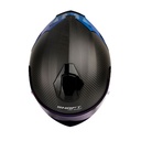 Casco Integral Shaft Pro 620C EVO Carbono Mate / Visor Irid Azul