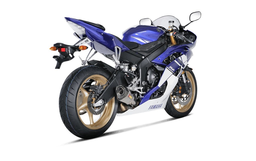 Exosto slip-on akrapovic Yamaha R6 06-24 Titanio