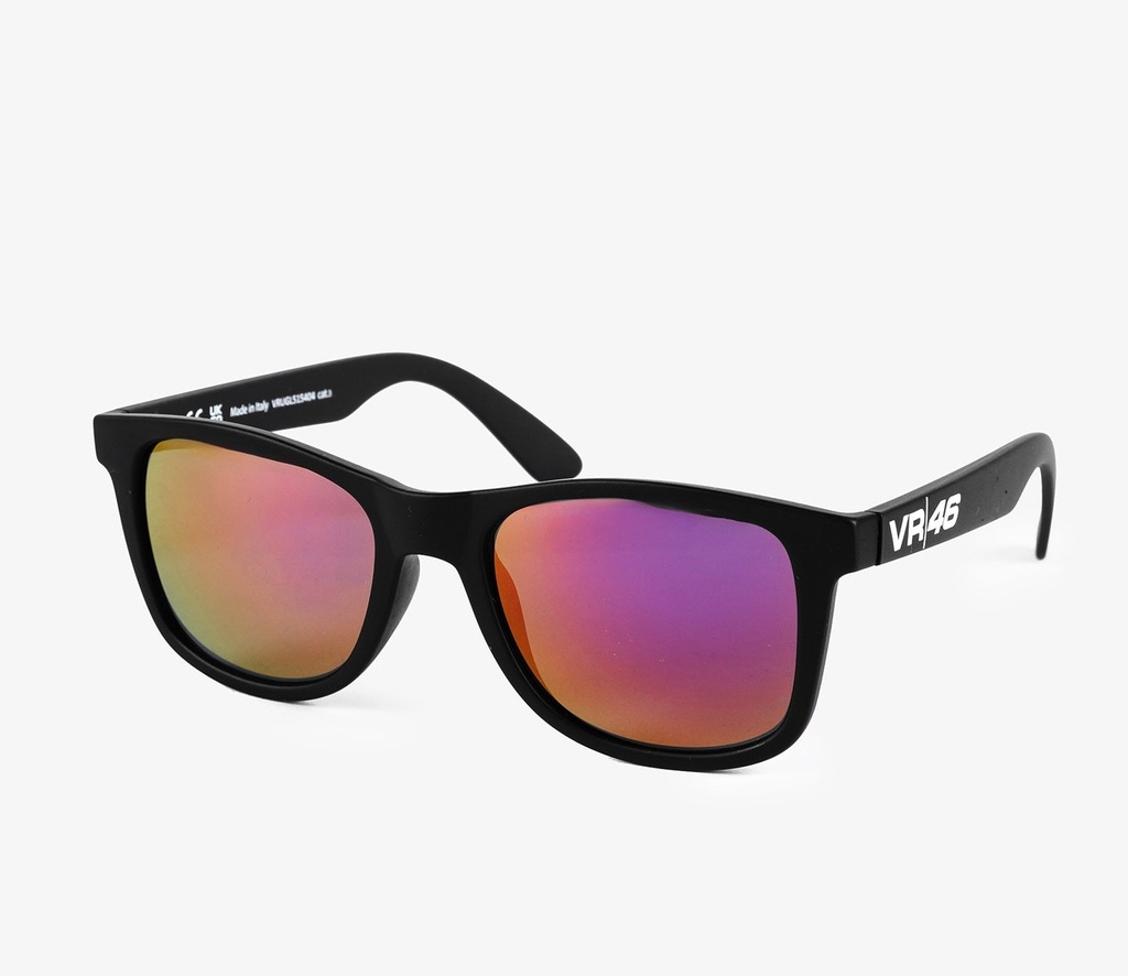 Gafas de Sol VR46 Race Unisex Lente Espejo Oro, Polar