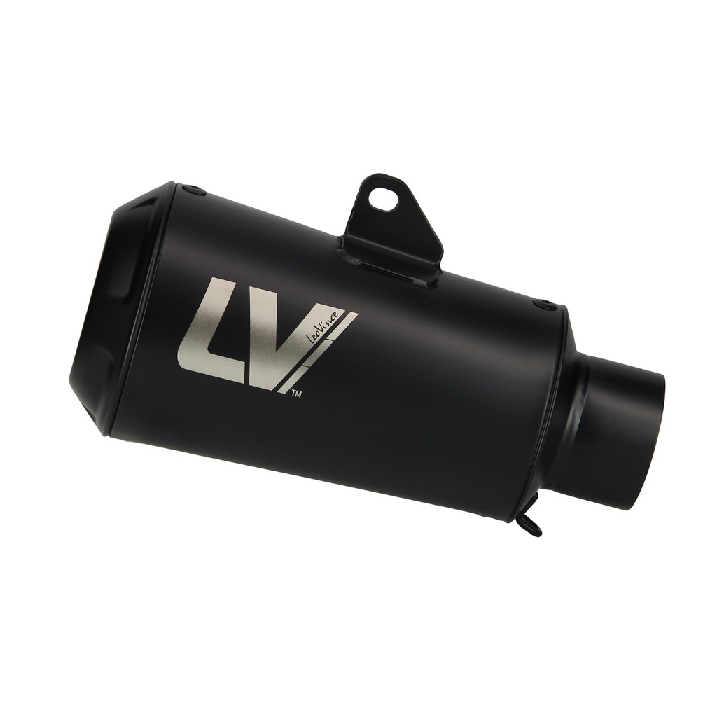 15266FB Exosto Slip-on Leovince LV-10 Full Black Ø54 Ducati Scrambler Icon/ Nightshift/ Full Throttle inox-4