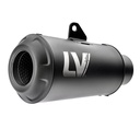 15266FB Exosto Slip-on Leovince LV-10 Full Black Ø54 Ducati Scrambler Icon/ Nightshift/ Full Throttle inox-5