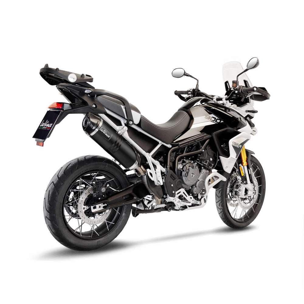 14352EB_Exosto Slip-on SBK LV one Evo Black Ø50 Triumph Tiger 900 GT/Rally/Pro Inox-3
