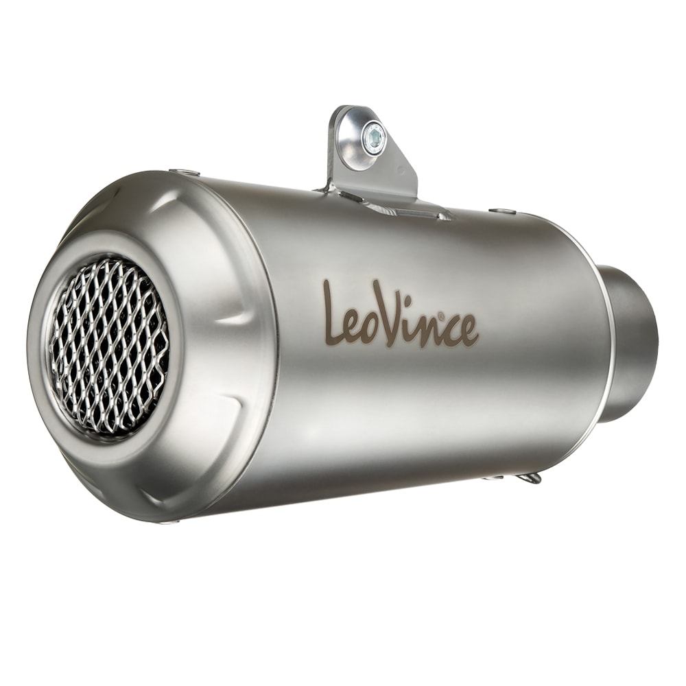 15218U Exosto Slip-on Leovince LV10 Acero Inox Ø54 Kawasaki Ninja 400-4