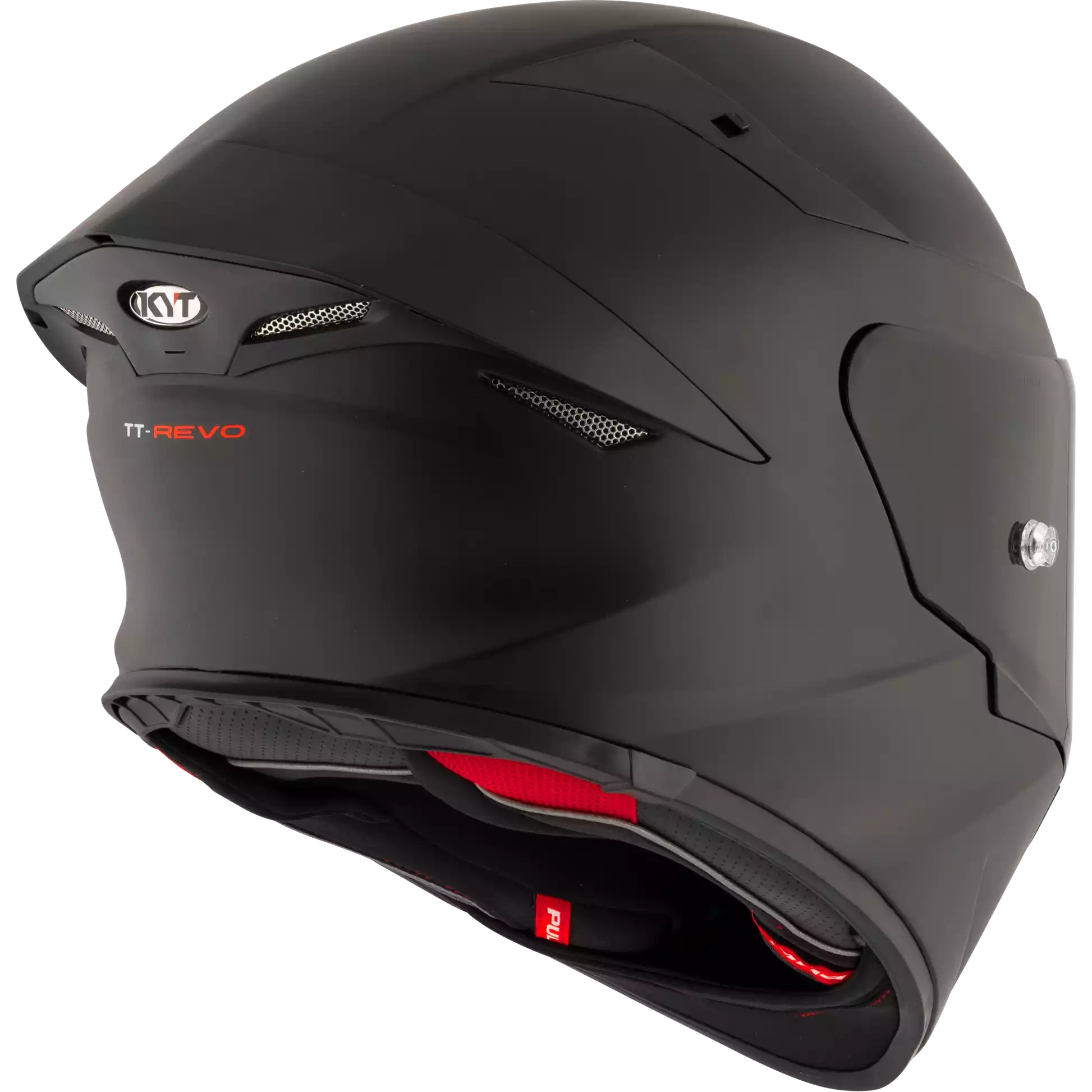 Casco Integral KYT TT-Revo Plain Negro Mate ECE/2206.