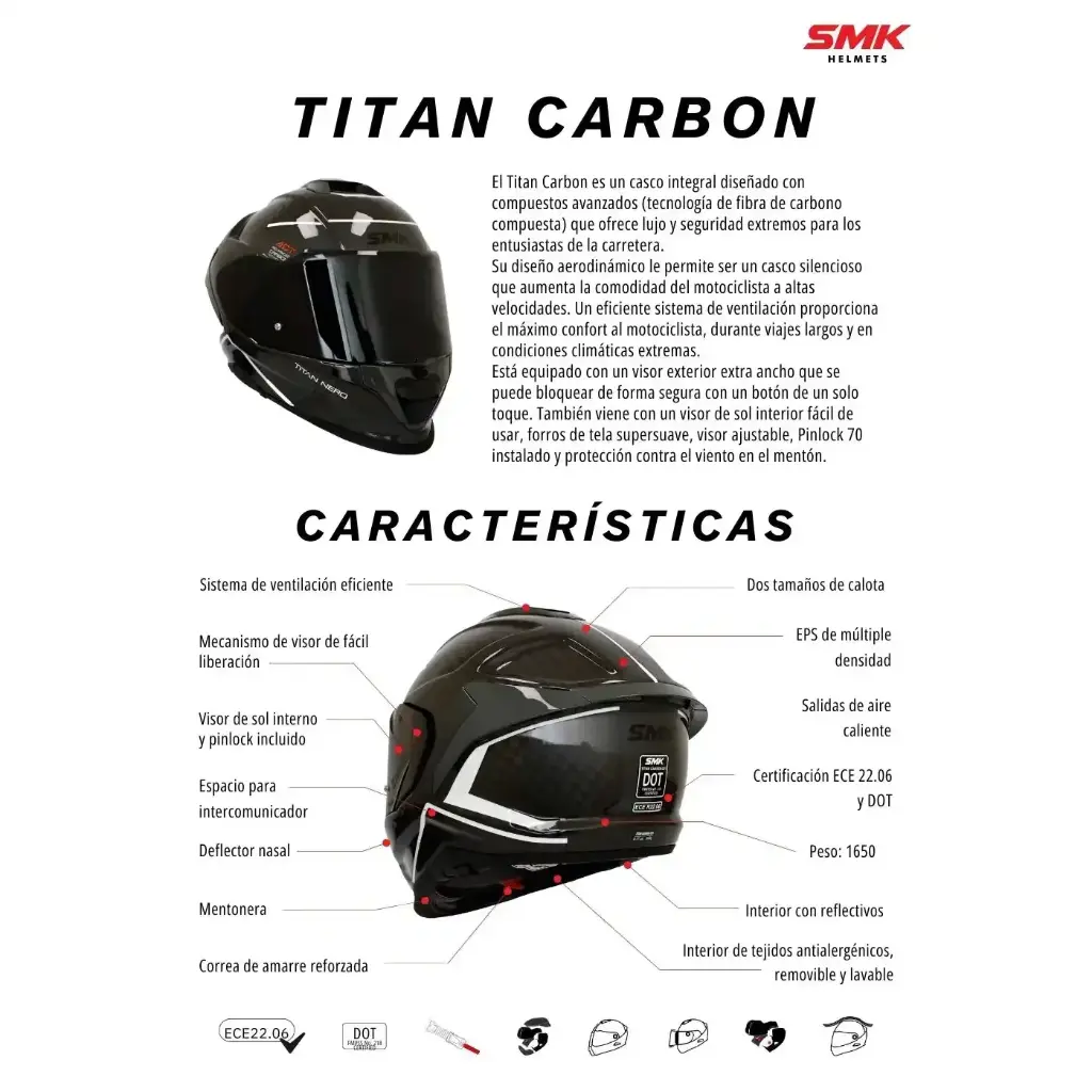 8902613824122-10000676xx Casco Integral SMK Titan Carbono Brillante CE22.06 (2).webp