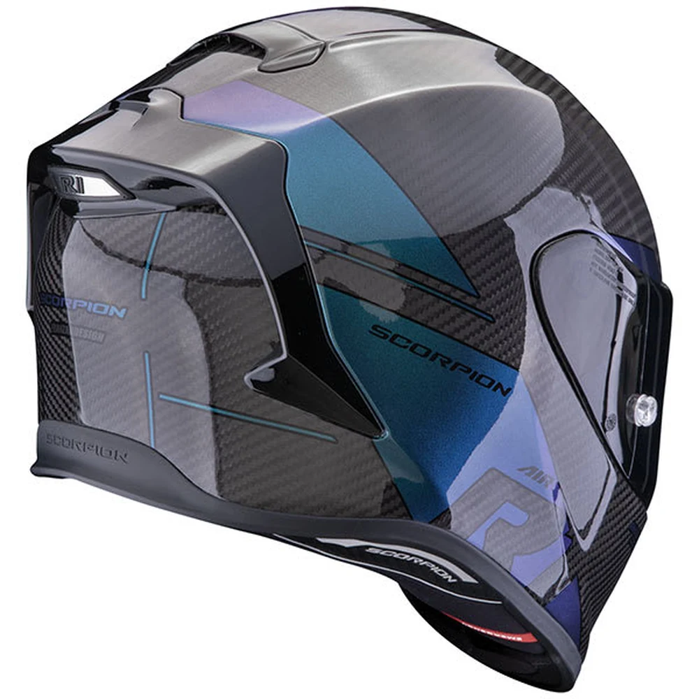 Casco Scorpion EXO-R1 Evo Carbon Air Rally - trasera