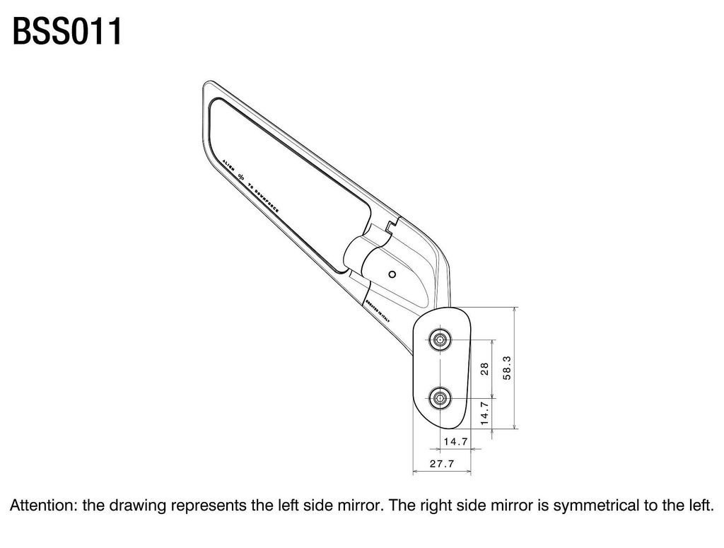 Espejos Rizoma Stealth BMW S1000RR 2009-2018 (Par) 4