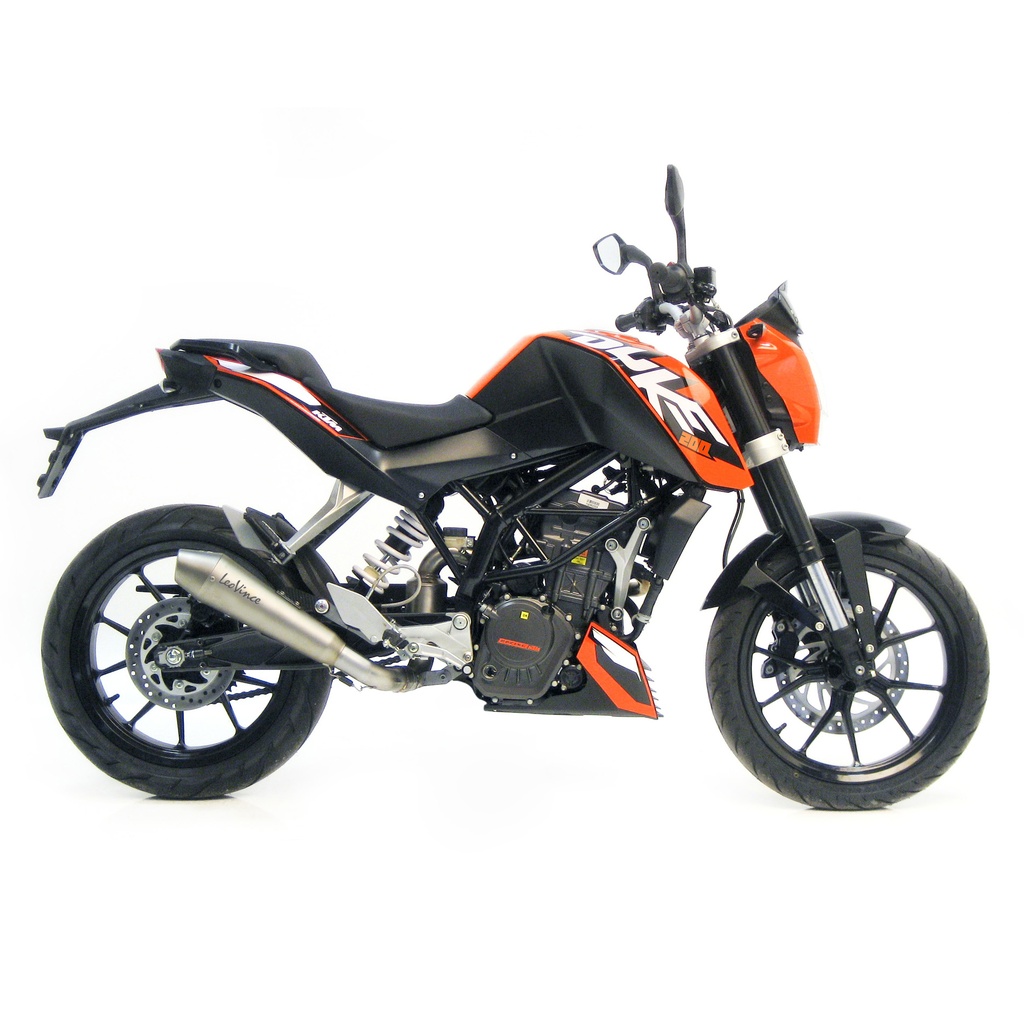 Exosto Slip-On Leovince Sbk Gp Style Acero Inox KTM Duke 125 11-16 1