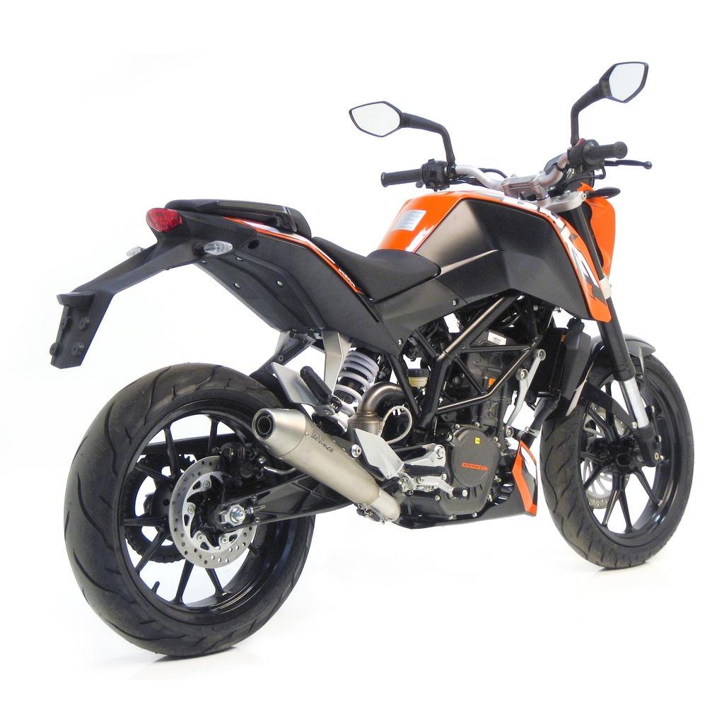 Exosto Slip-On Leovince Sbk Gp Style Acero Inox KTM Duke 125 11-16 2