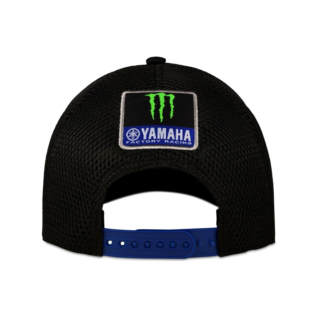 Gorra VR46 Yamaha Black Visor Medio 3