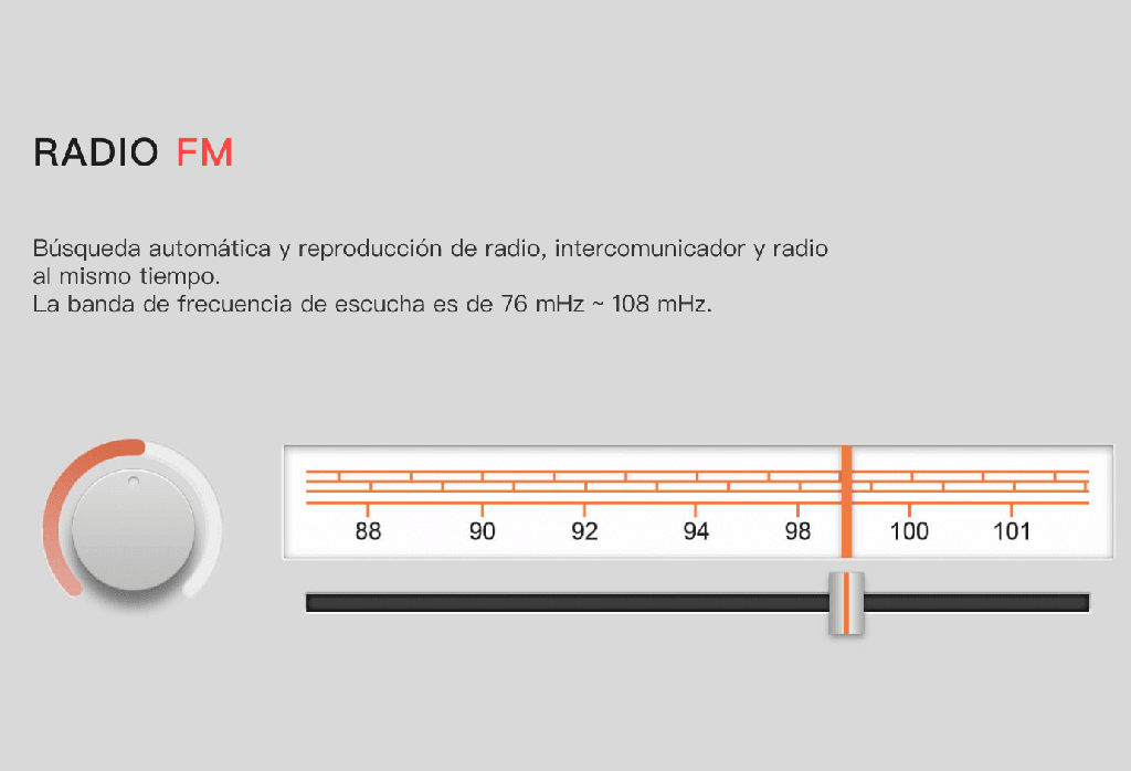 Intercomunicador Ejeas Q7 Multiusuario FM 3