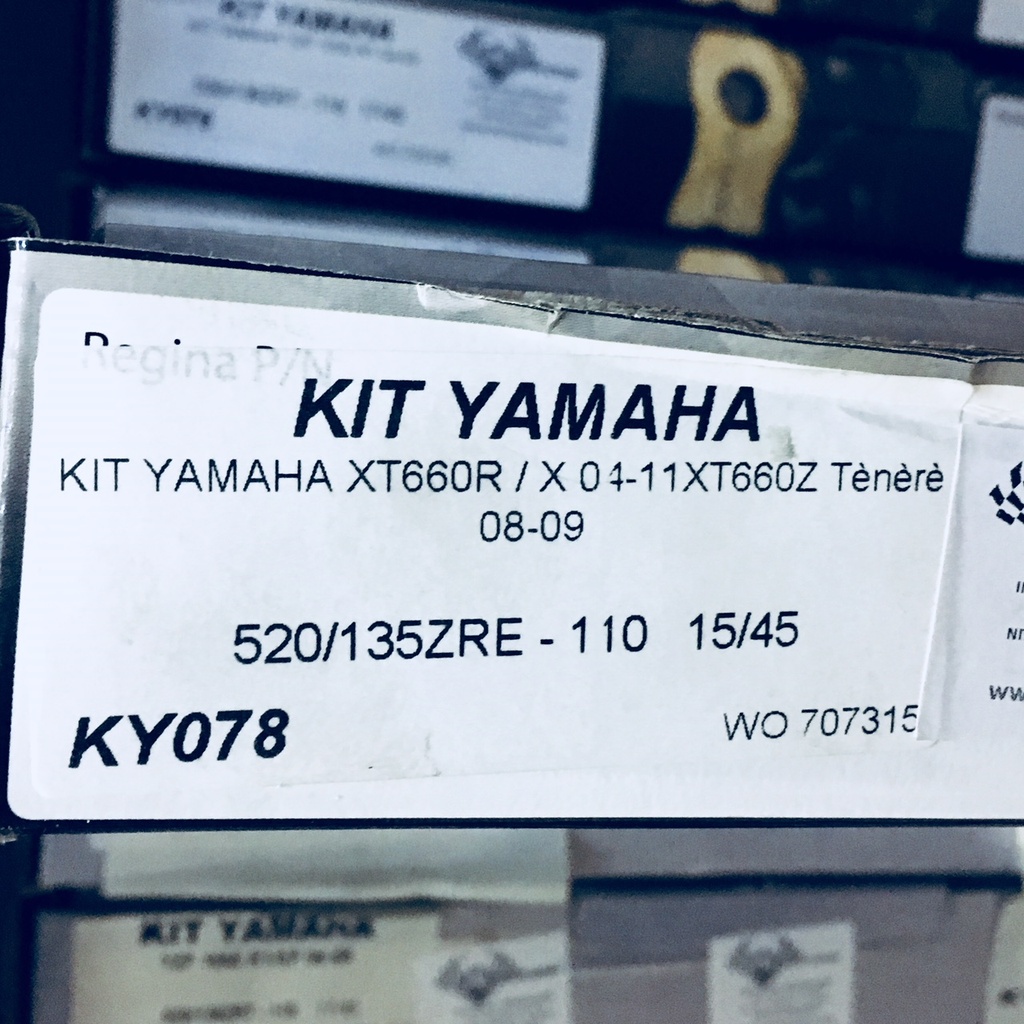 Kit De Arrastre Yamaha XT660R / XT660X 04-16 XT660Z Tenere 08-09 3