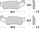 Pastillas Freno Sinterizada Delantera CRF450 R 04-18 / TRX450 / XR650 / KLX450R / RMZ250 / RMZ450 / WR450F 03-15 1