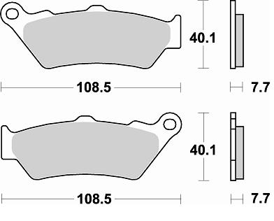 Pastillas Freno Sinterizada Delantera F650GS / G650 GS / F700GS 13-17 / F800GS 09-17 / Diavel 1200 11-17 / XDiavel 2