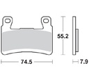 Pastillas Freno Sinterizada Delantera Ninja ZX6 R 636 13-15 1