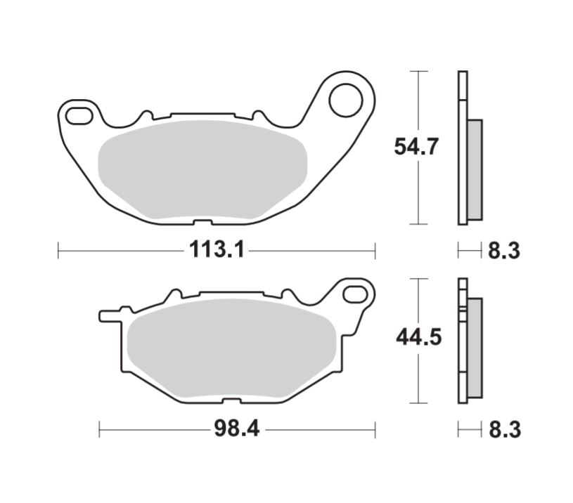 Pastillas Freno Sinterizada Delantera R3 15-18 / MT-03 16-18 1