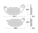 Pastillas Freno Sinterizada Delantera R3 15-18 / MT-03 16-18 1