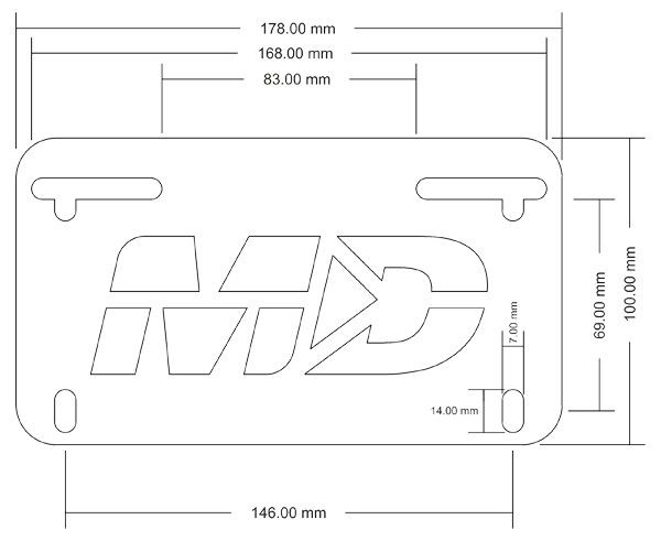 PortaPlaca Motodynamic Yamaha FZ-09 MT-09 6