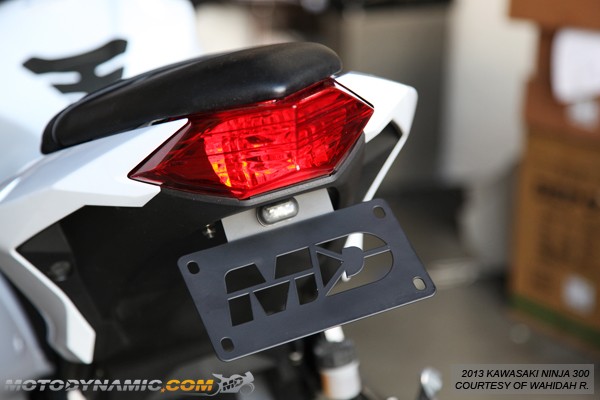 Portaplaca Kawasaki Ninja 300 13-15 1