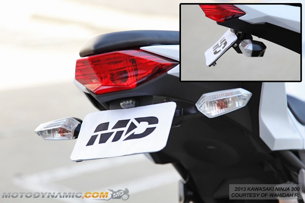 Portaplaca Kawasaki Ninja 300 13-15 3