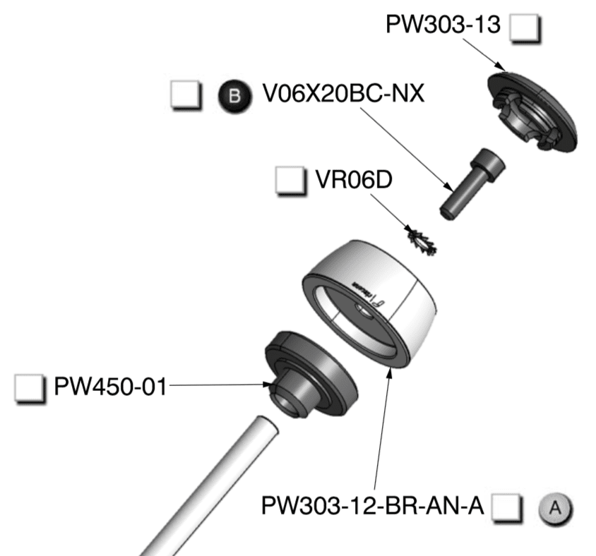 Repuesto Buje Adaptador Slider PW701 1