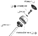 Repuesto Buje Adaptador Slider PW701 1