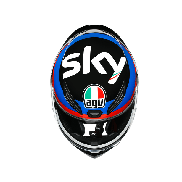 Casco Integral Agv K1 Oficial VR46 Sky Racing Certificado E2205 3
