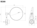 Espejo Rizoma Spy-Arm Ø94.5mm Reversible 3