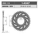 Catalina 525 x 41 Dientes Versys 1000 / Z1000/ ZX-10R Acero 2