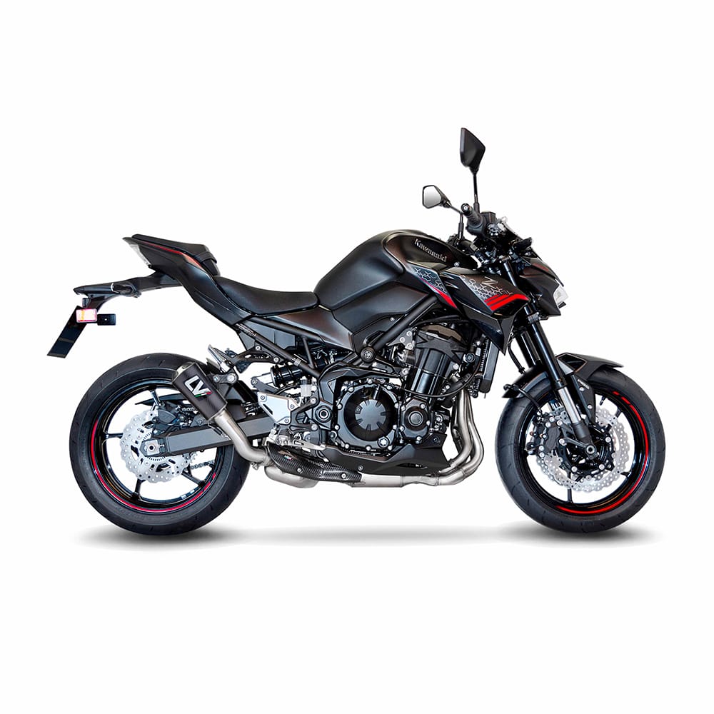 [15239C] Exosto Slip-on leovince LV10 Carbon Kawasaki Z900 2020-21