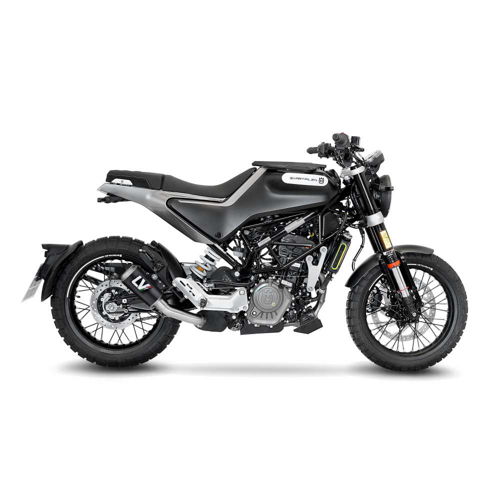 [15242C] Exosto Slip-on leovince LV10 Carbon Husqvarna Vitpilen 401 2020