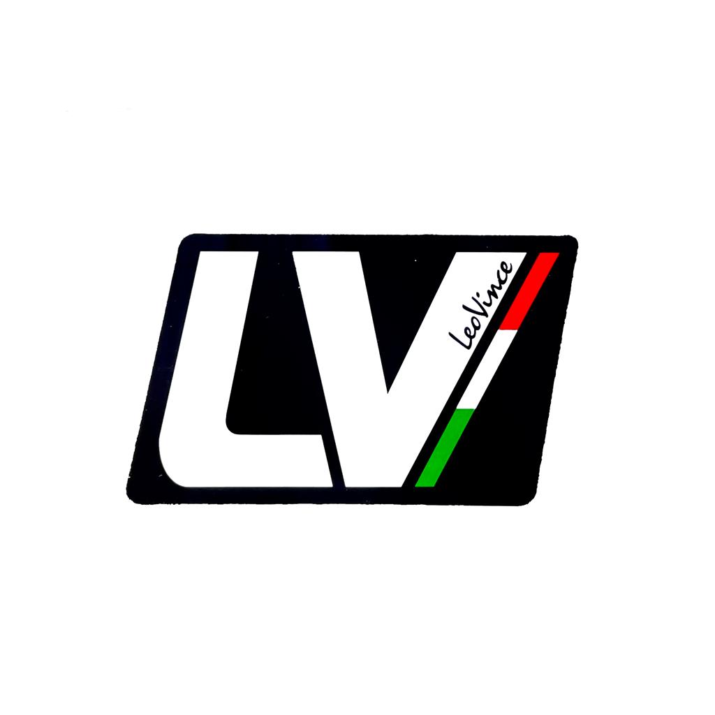 Calcomania Exosto LV Racing Alta Temperatura 88x53mm