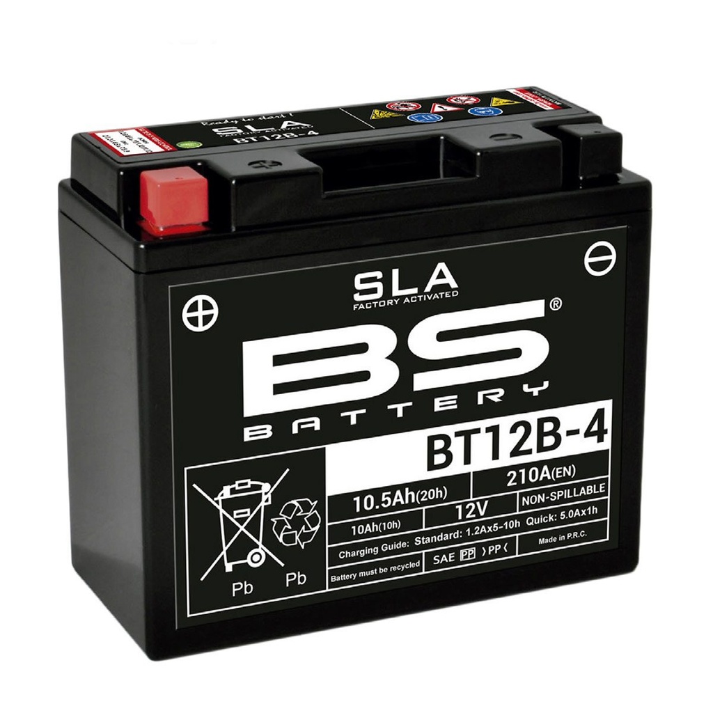 Bateria BS BT12B-4 SLA / YT12B-BS