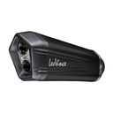 Exosto Universal Leovince LV-12 Inox Black Ø75