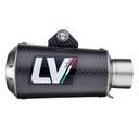 Exosto Universal Leovince LV10 Carbon Izq Ø54