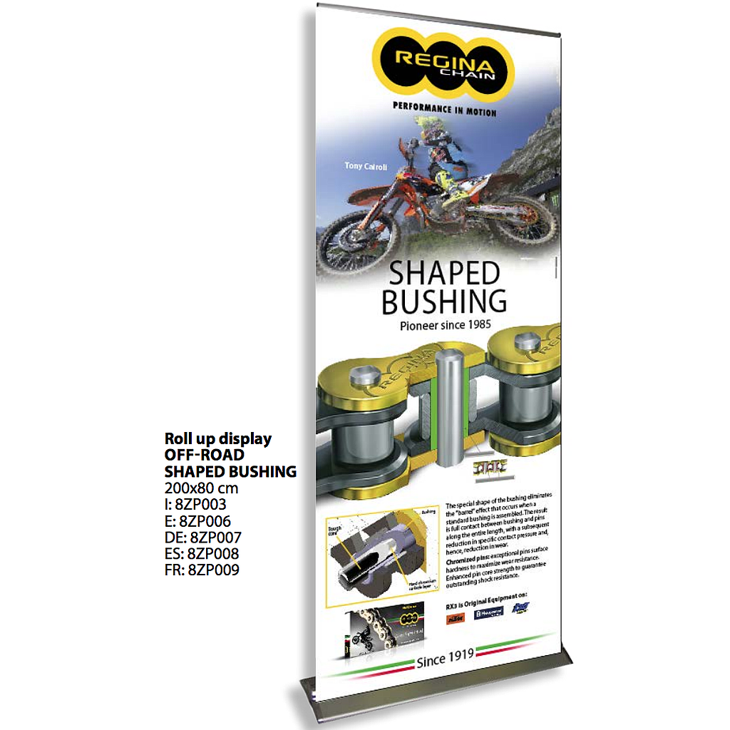 [8ZP012] Banner Roll-Up Off-Road 2000X80 Español