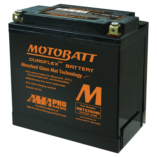 Bateria Motobatt Can-am / BRP / Polaris Utv YTX20L-BS /12N16-4B /