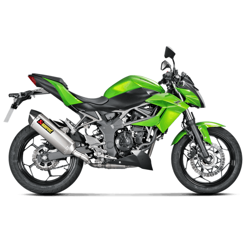 [S-K2SO7-HRSS] Exosto Slip-On Akrapovic Line (SS) Kawasaki Z250SL 2017