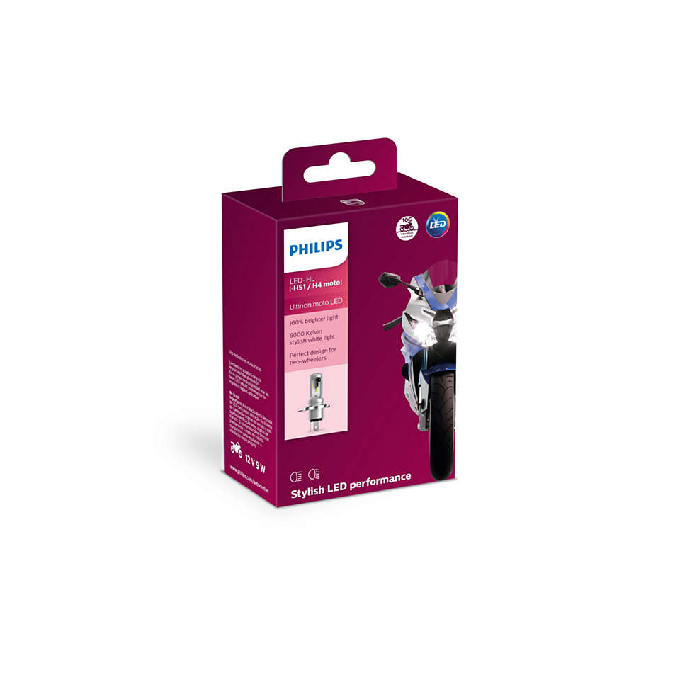 [51250130] Bombillo Led Phillips H4 Ultinon 35/35 AC/ DC 11458UM X1und