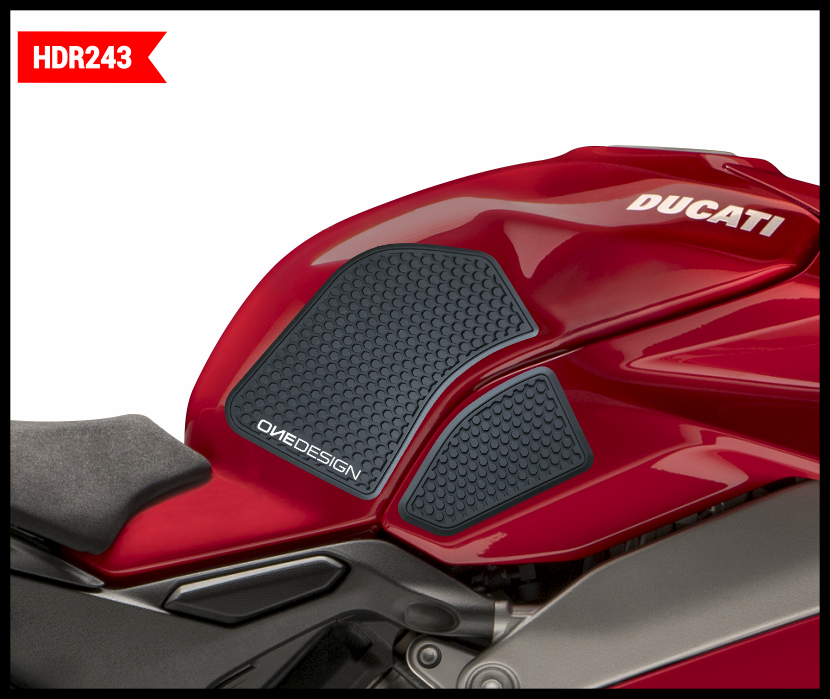 Protectores de Tanque Laterales OneDesign HDR Ducati Panigale V4 2018 Negro