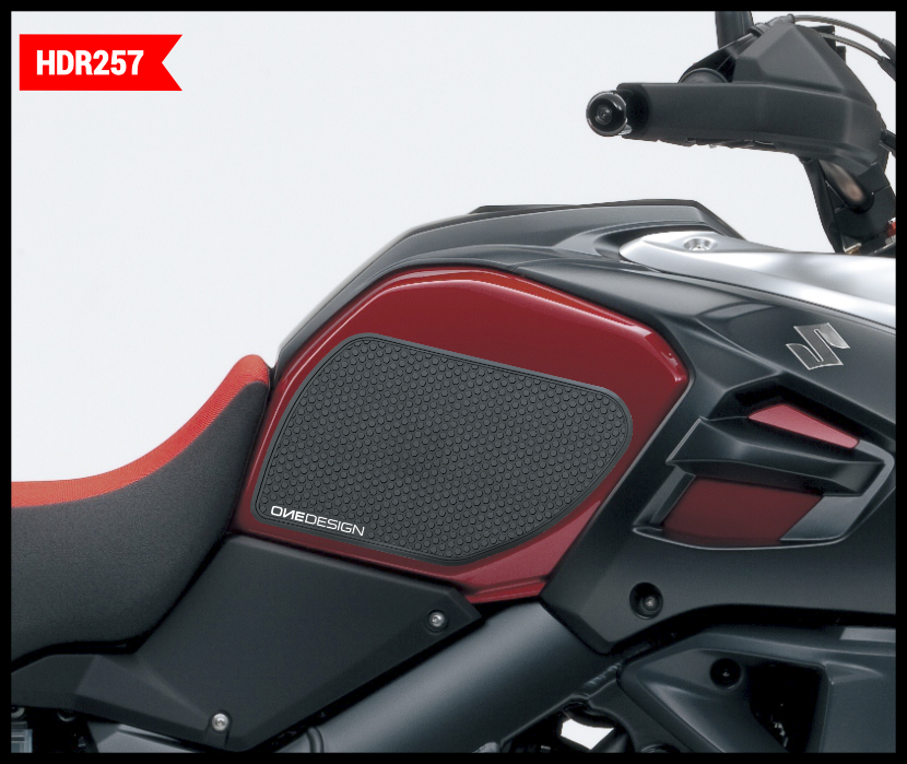 Protectores de Tanque Laterales OneDesign HDR Suzuki V-STROM 1000 ABS 2014/2018 Negro