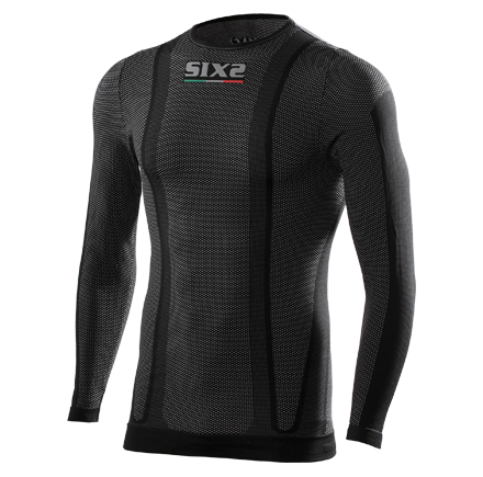 [TS2-BK-XS] Camiseta Manga Larga / Cuello Redondo (XS)