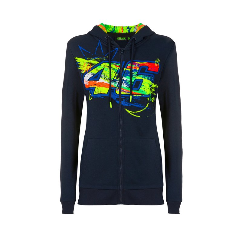 [VRWFL392602XS] Buzo sudadera Mujer VR46 Winter Test Capucha (XS)