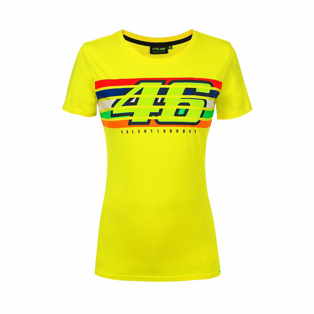 [VRWTS352501XS] Camiseta Mujer Vr46 Rayas (XS)