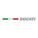 Emblema Ducati Preespaciada Tricolor 110mm x 2 und