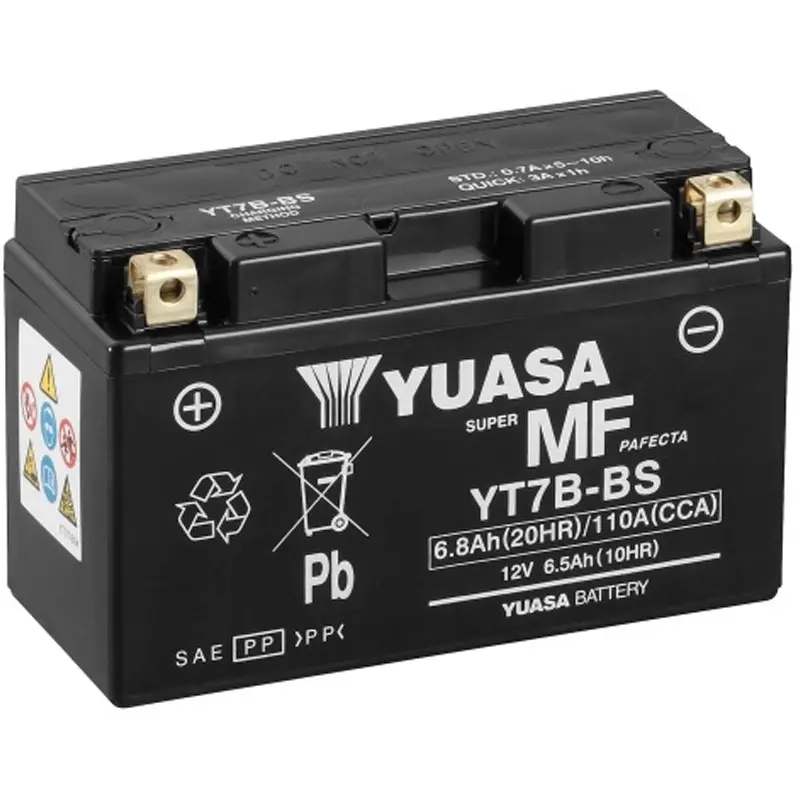 Bateria Yuasa Ducati Panigale / StreetFighter YT7B-BS / YT7B 12V